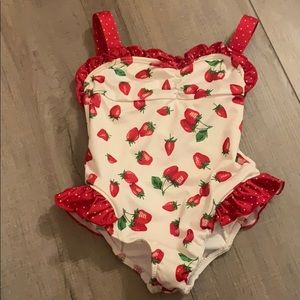 NWOT Strawberry bathing suit